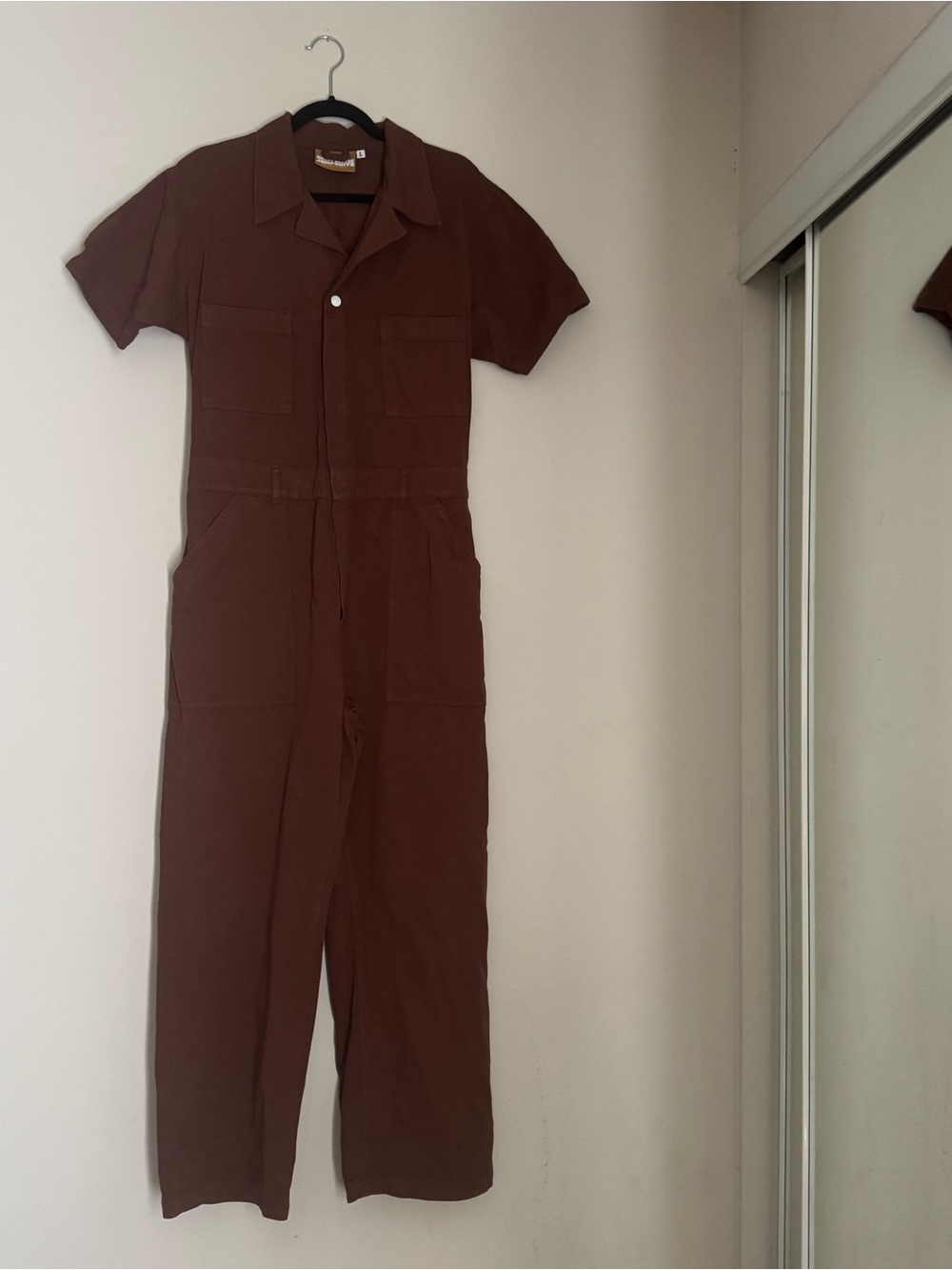 Big Bud Press Brown Short Sleeve Jumpsuit